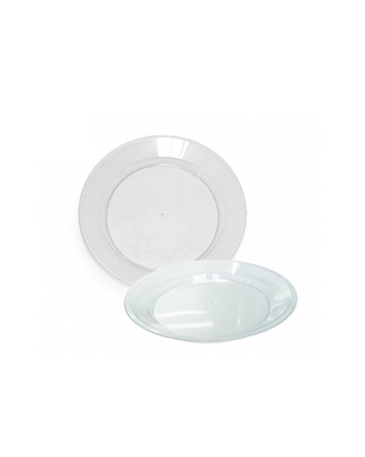 Detalhes do produto Prato Acrílico Cristal Redondo 21 cm