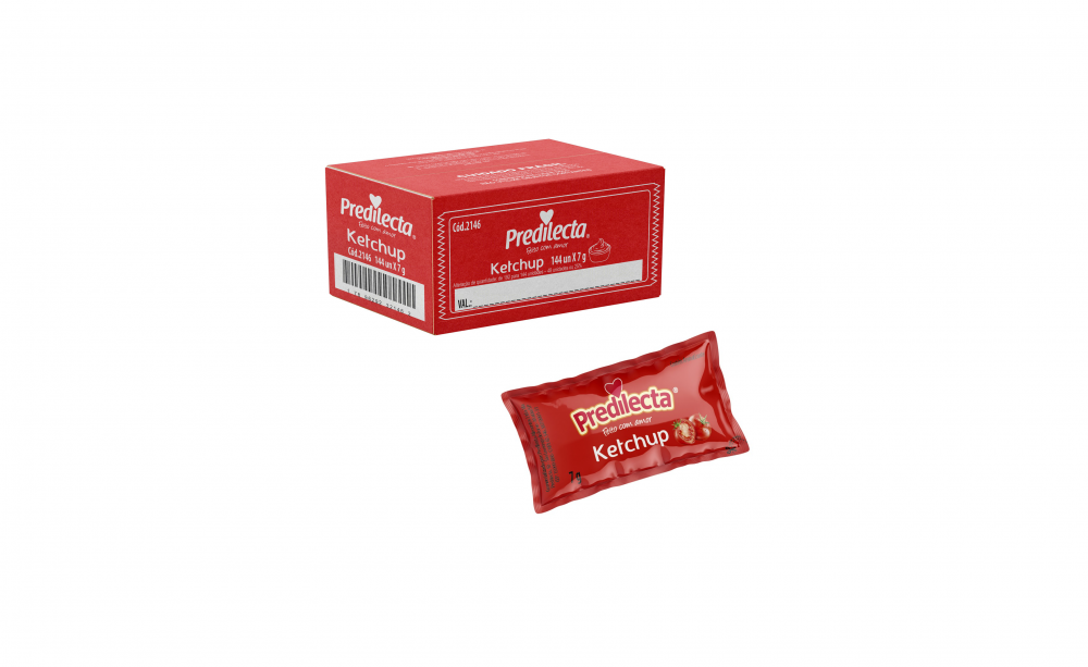 Detalhes do produto Ketchup Predilecta Sachê 7g