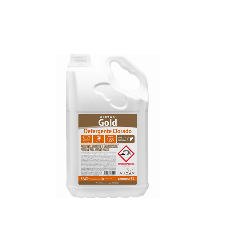 Detalhes do produto Detergente Clorado Audax Gold 5 L