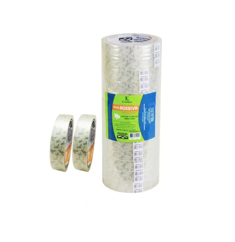 Detalhes do produto Fita Adesiva Transparente 12mm x 40m