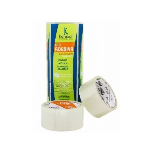Detalhes do produto Fita Adesiva Transparente 45mm x 45m