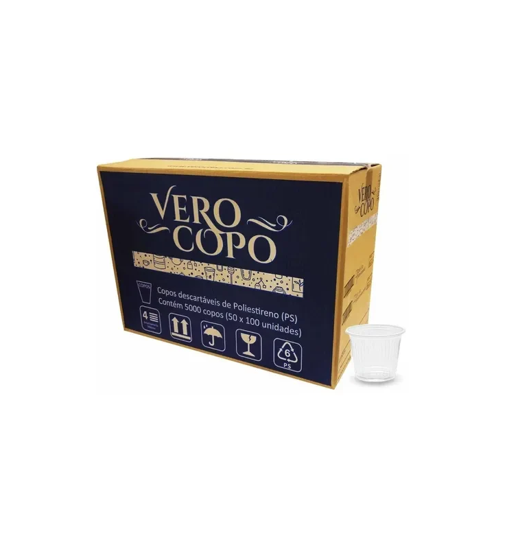 Detalhes do produto Copo Descartável P S 50ml Transparente