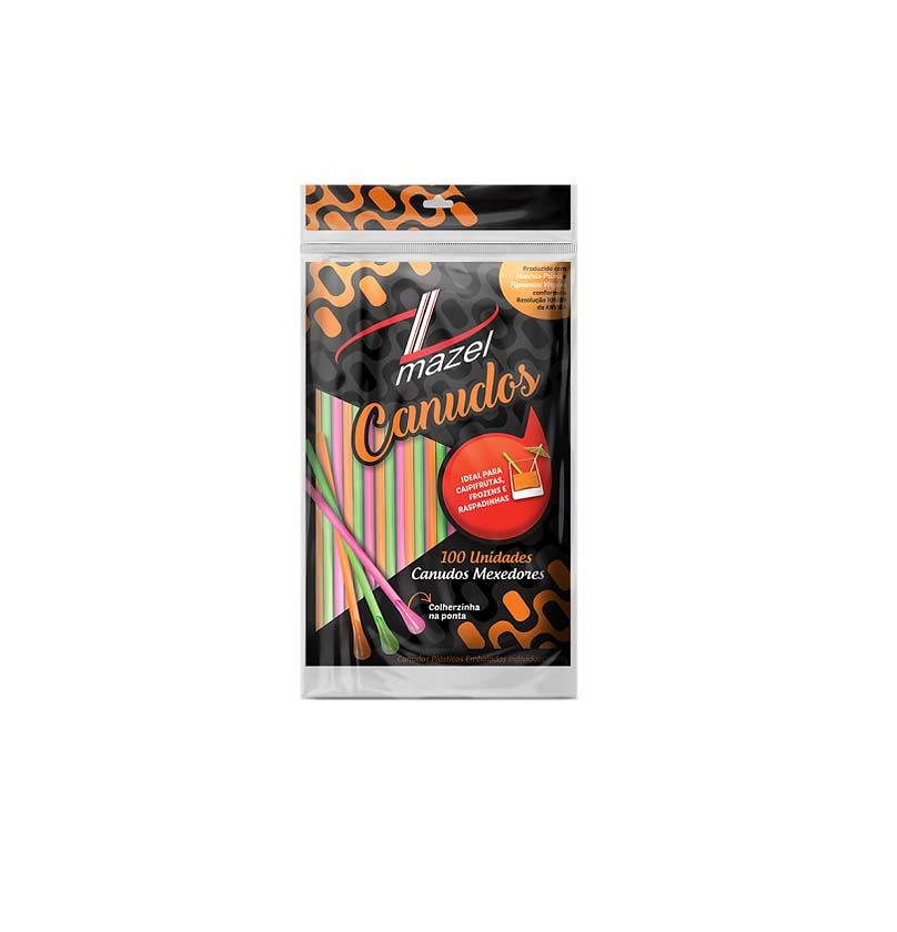 Detalhes do produto Canudo Mexedor para Drink Neon