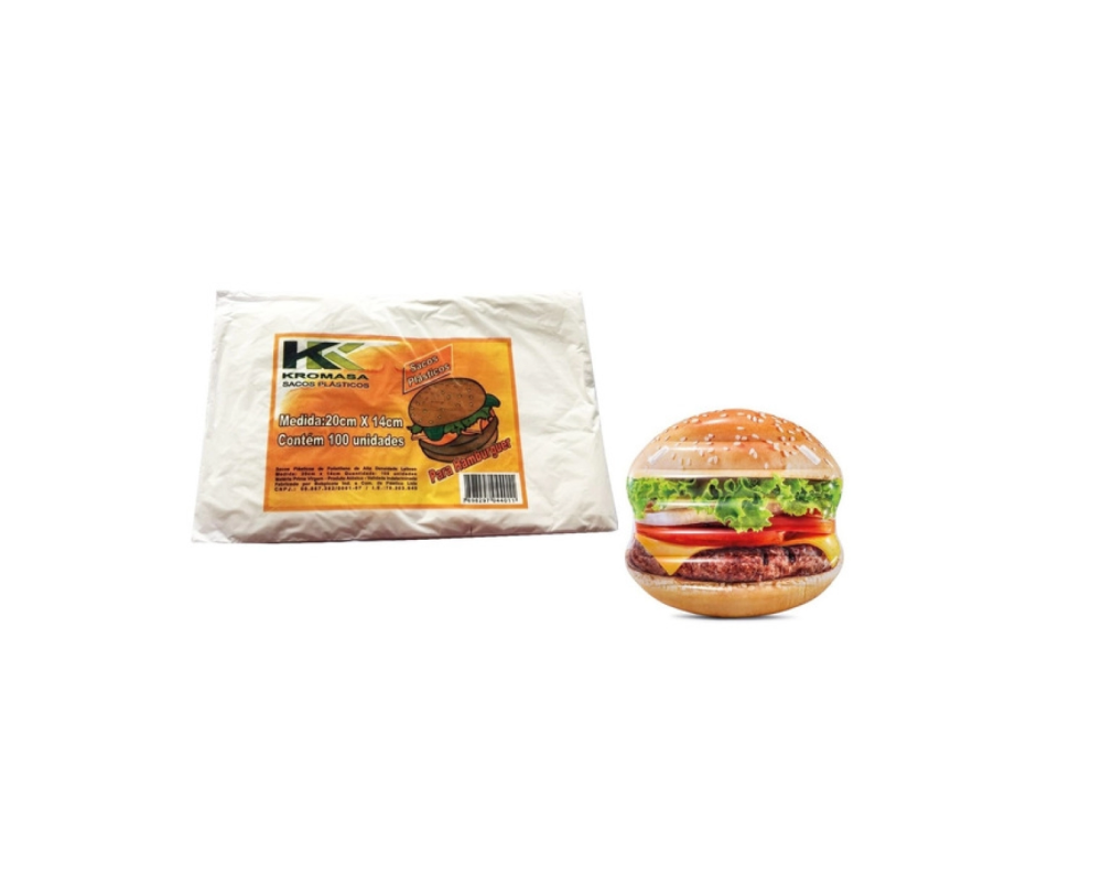 Detalhes do produto Saco Plástico Hamburguer