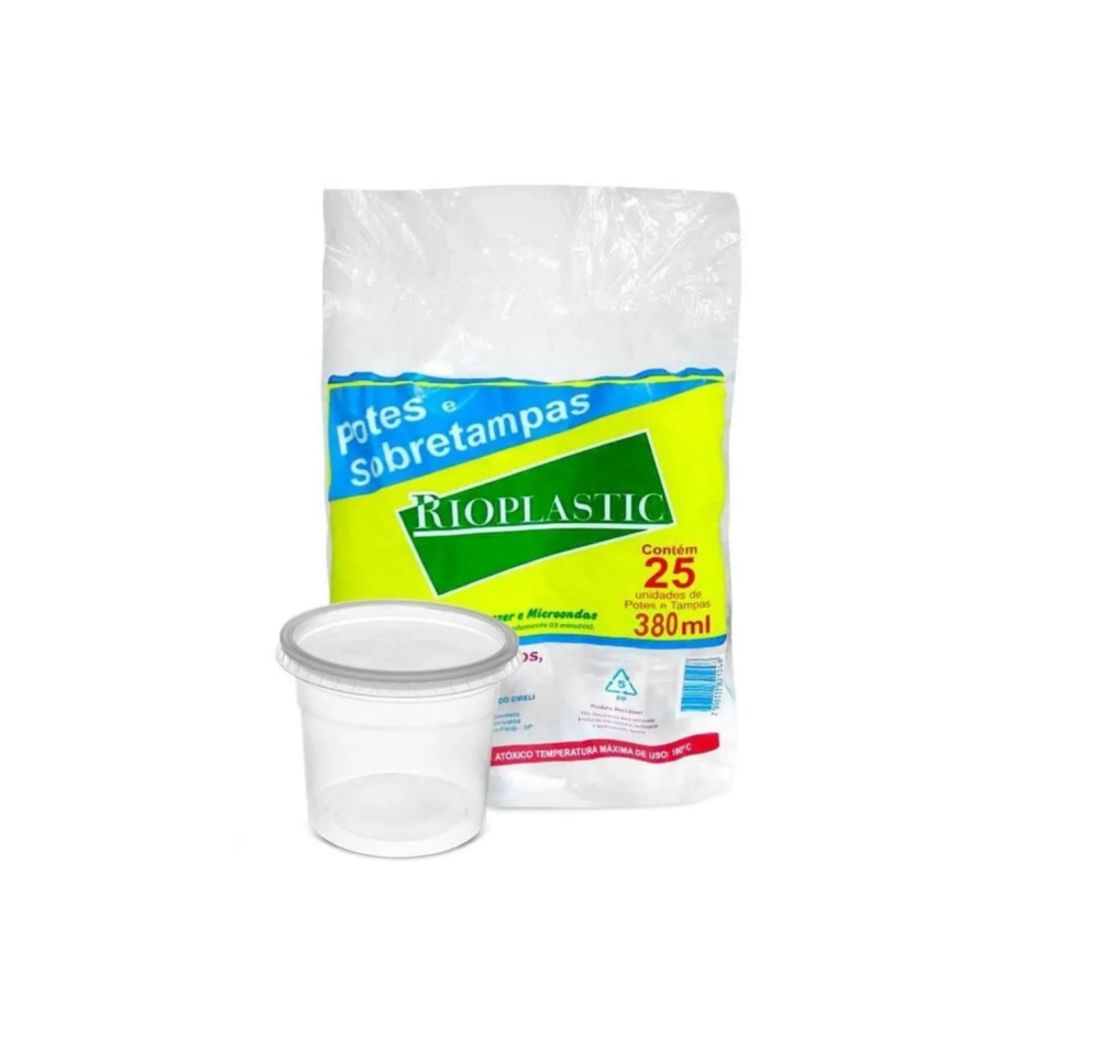 Detalhes do produto Pote Redondo c/ Tampa 380ml