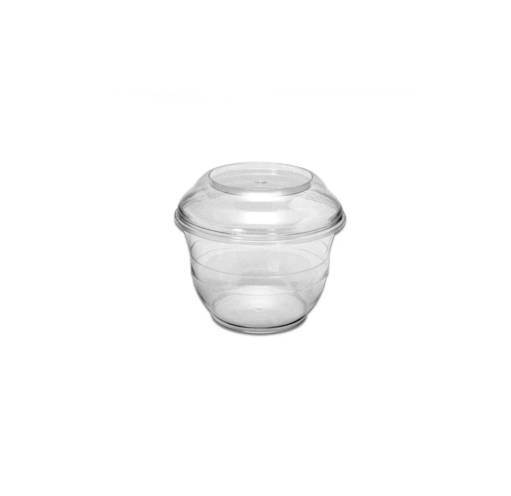 Detalhes do produto Pote Redondo c/ Tampa 180ml Mousse Mix