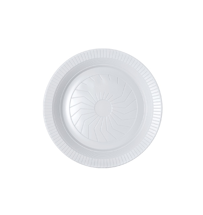 Detalhes do produto Prato Plástico Raso 21 cm - Branco