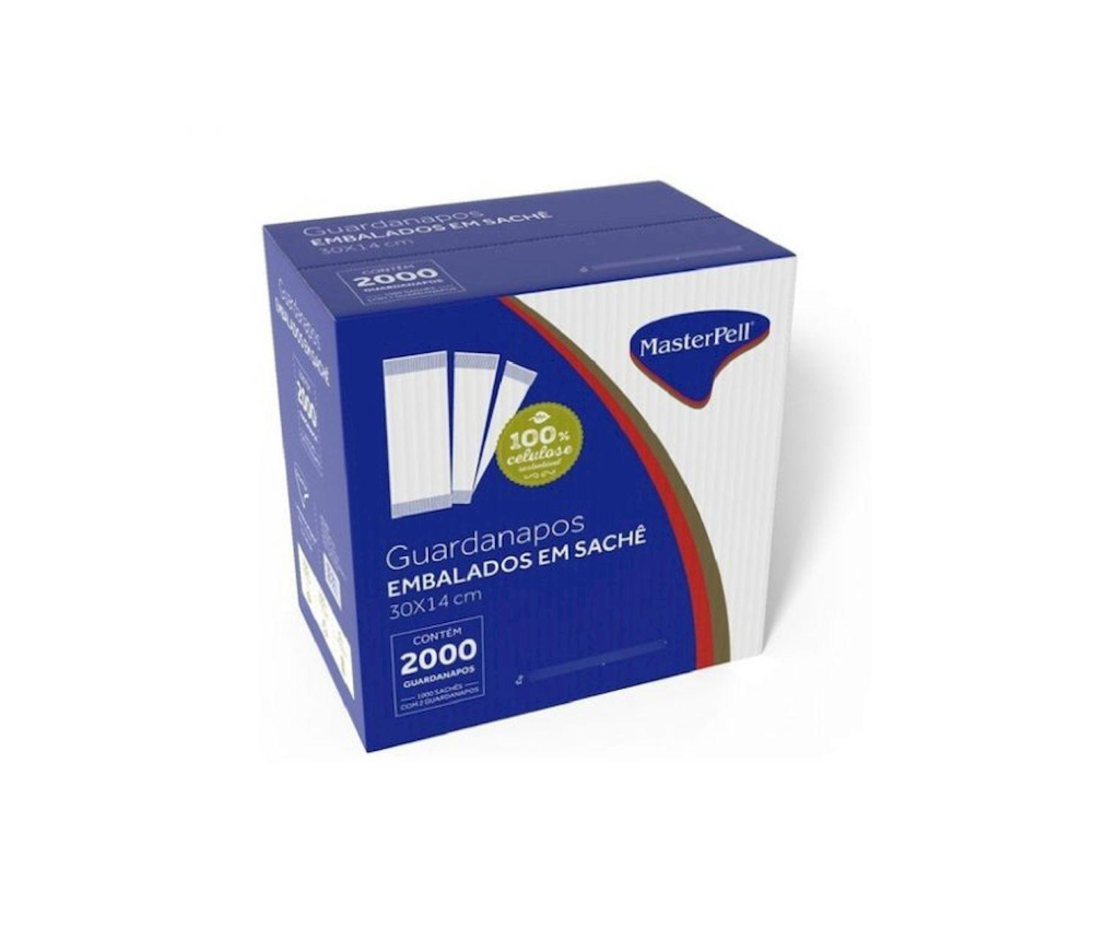 Detalhes do produto Guardanapo Sachê de Papel Masterpel 