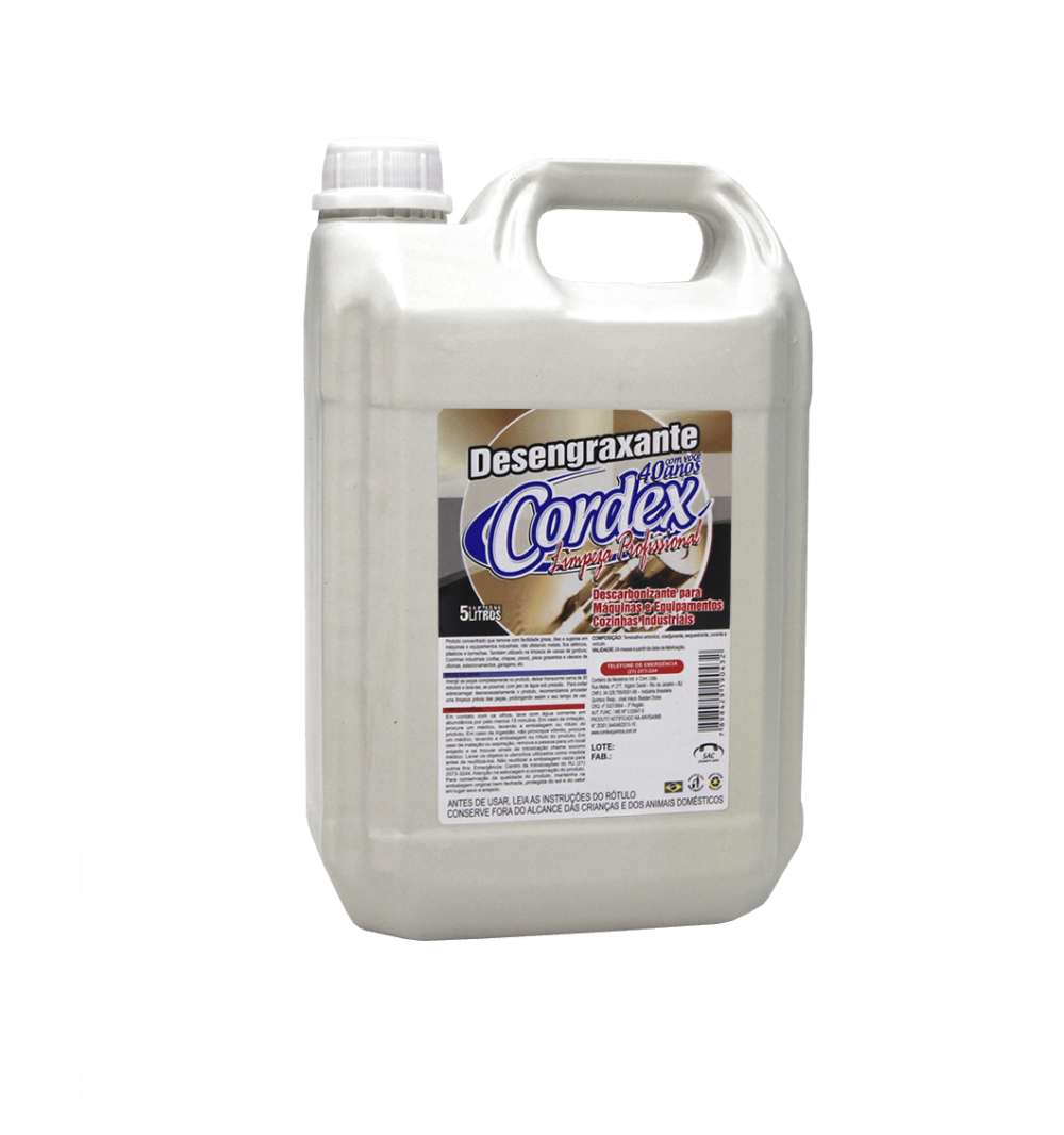 Detalhes do produto Desengraxante Cordex 5 L