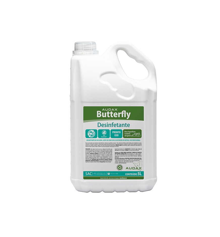Detalhes do produto Desinfetante Butterfly Audax 5 L