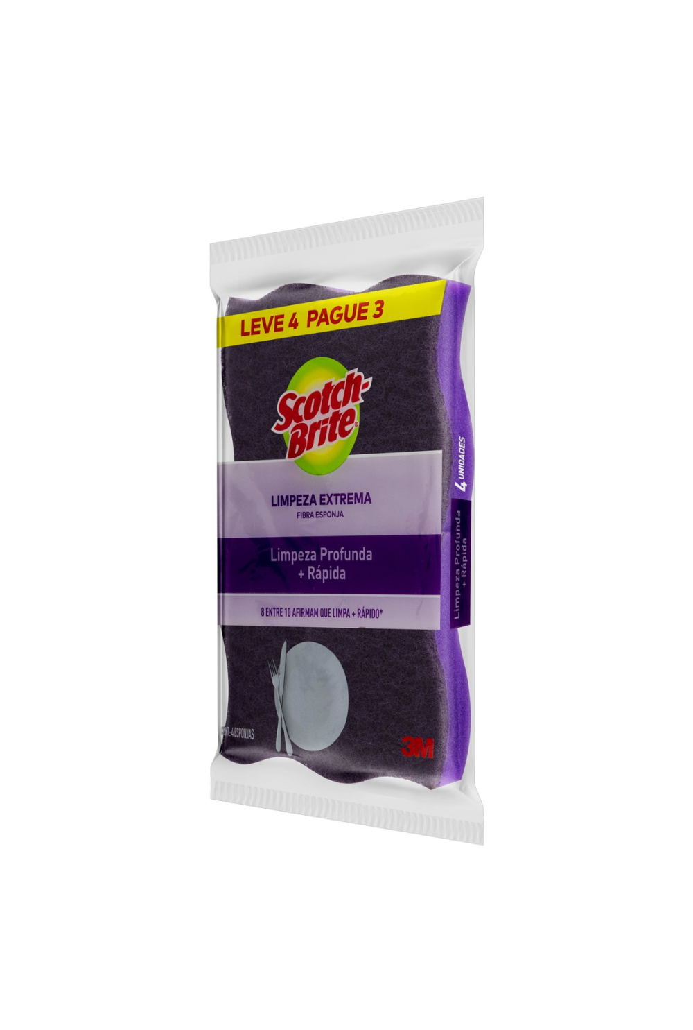 Detalhes do produto Esponja Dupla Face Limpeza Extrema Scotch Brite