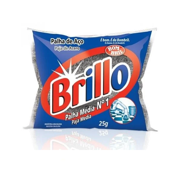 Detalhes do produto Palha de Aço Brillo n. 1