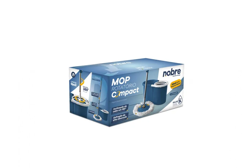 Detalhes do produto Mop Giratório/Rotatório Compact Nobre