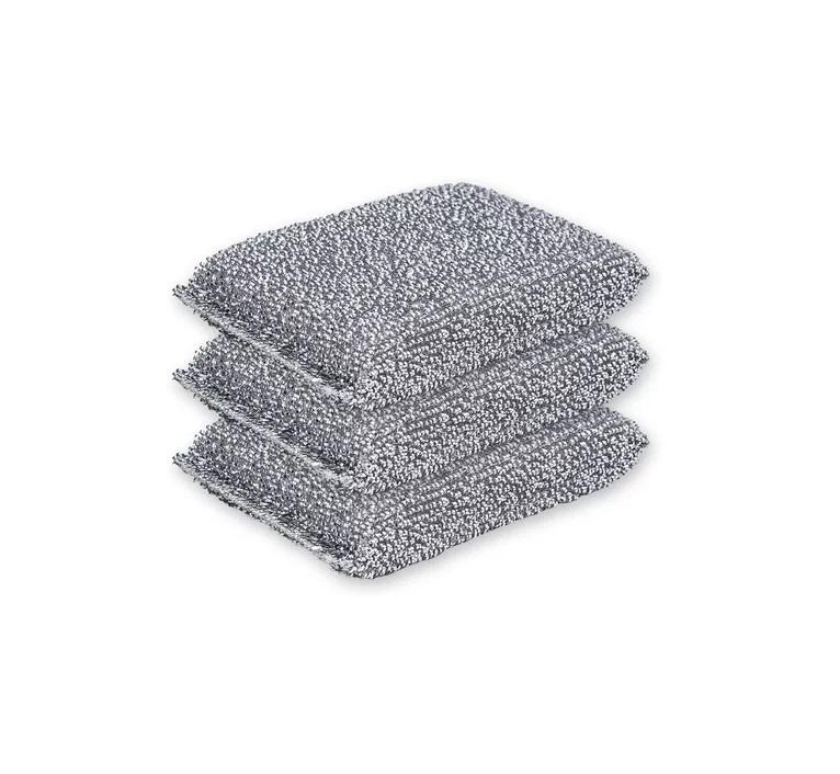 Detalhes do produto Esponja Retangular Prateada Belle Brilho