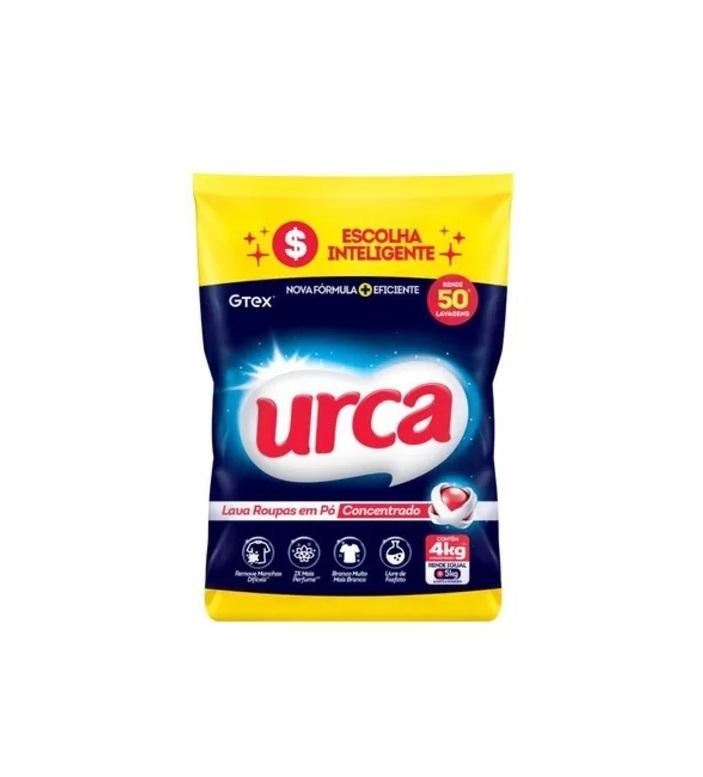 Detalhes do produto Sabão em Pó Urca Concentrado 4 Kg