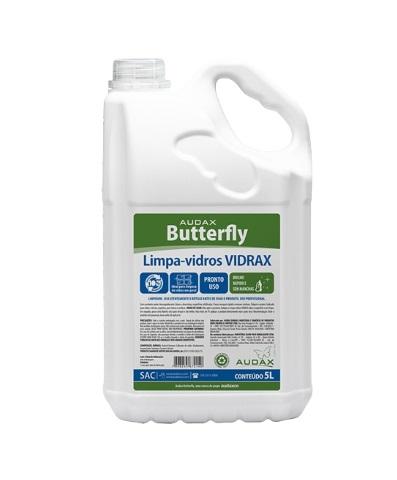 Detalhes do produto Limpa Vidros Butterfly Vidrax Audax 5 L 