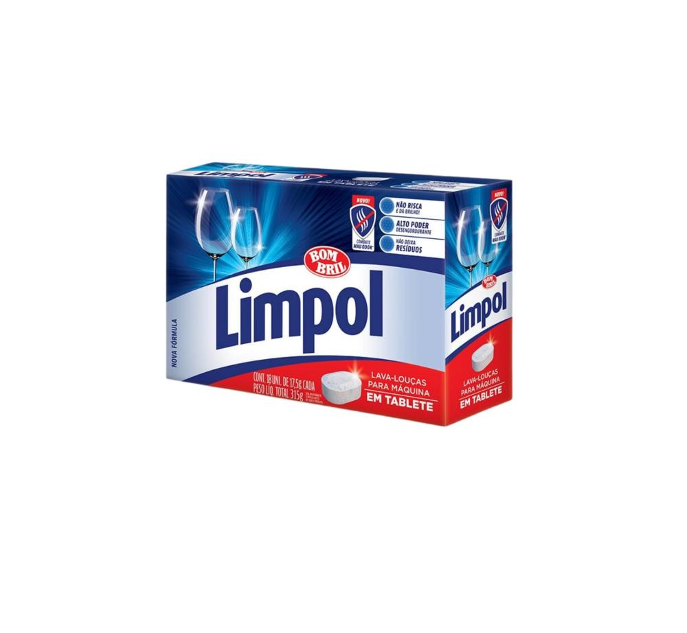 Detalhes do produto Detergente Tablete Limpol 17,5 g 