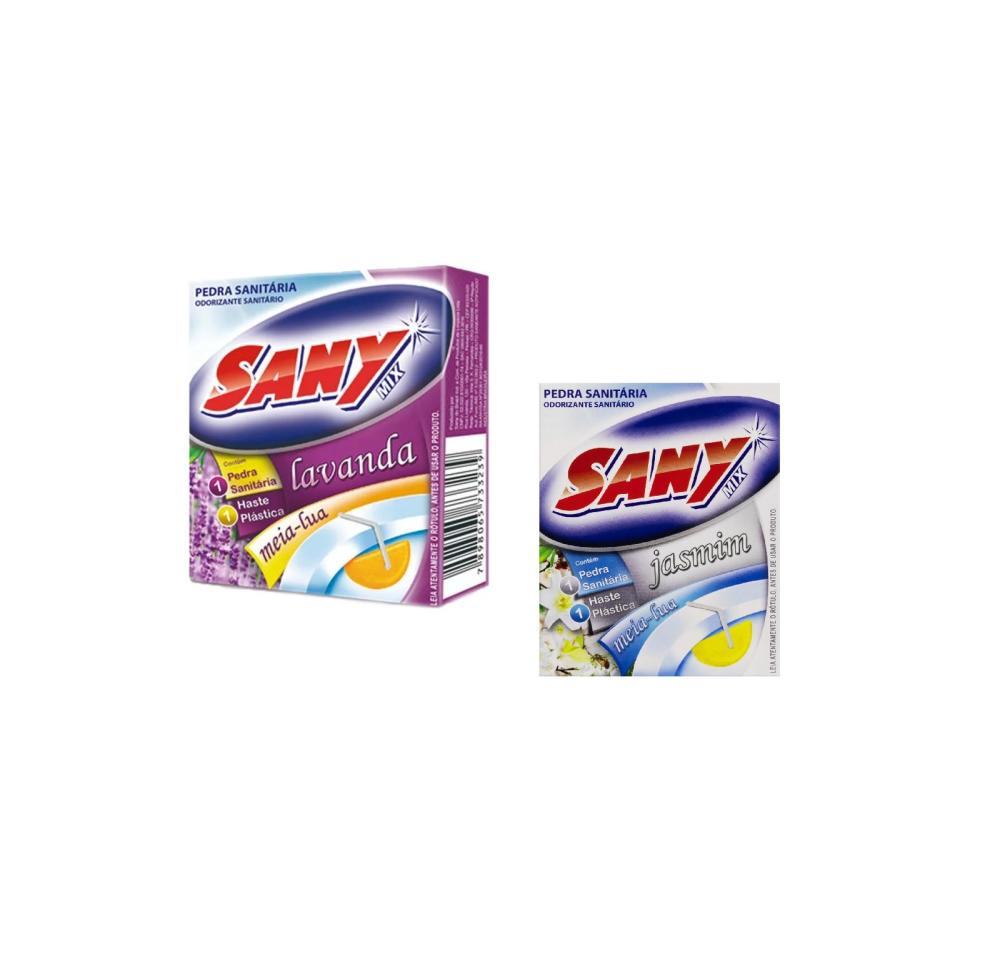 Detalhes do produto Pedra Sanitária Meia Lua Sany 25 g