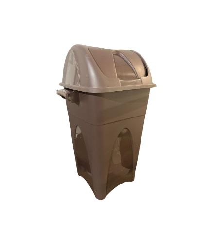 Detalhes do produto Lixeira Plástica Coleta Seletiva 60 L