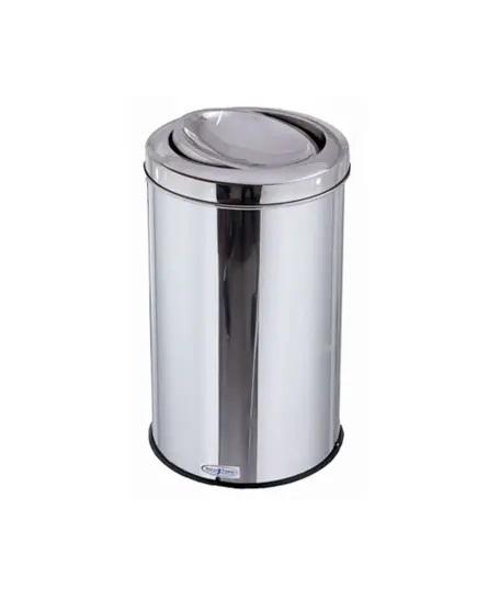 Detalhes do produto Lixeira Inox c/ Tampa Basculante 20 L