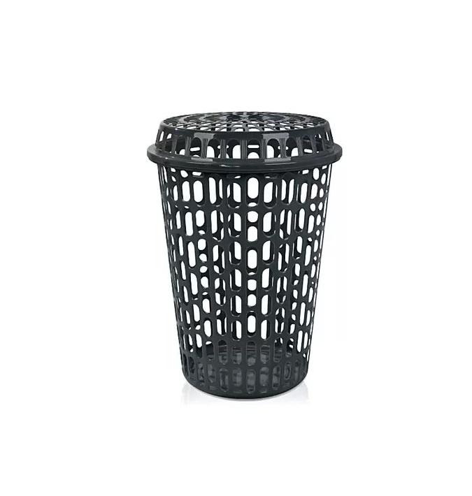 Detalhes do produto Cesto para Roupas Telado c/ Tampa 60 L
