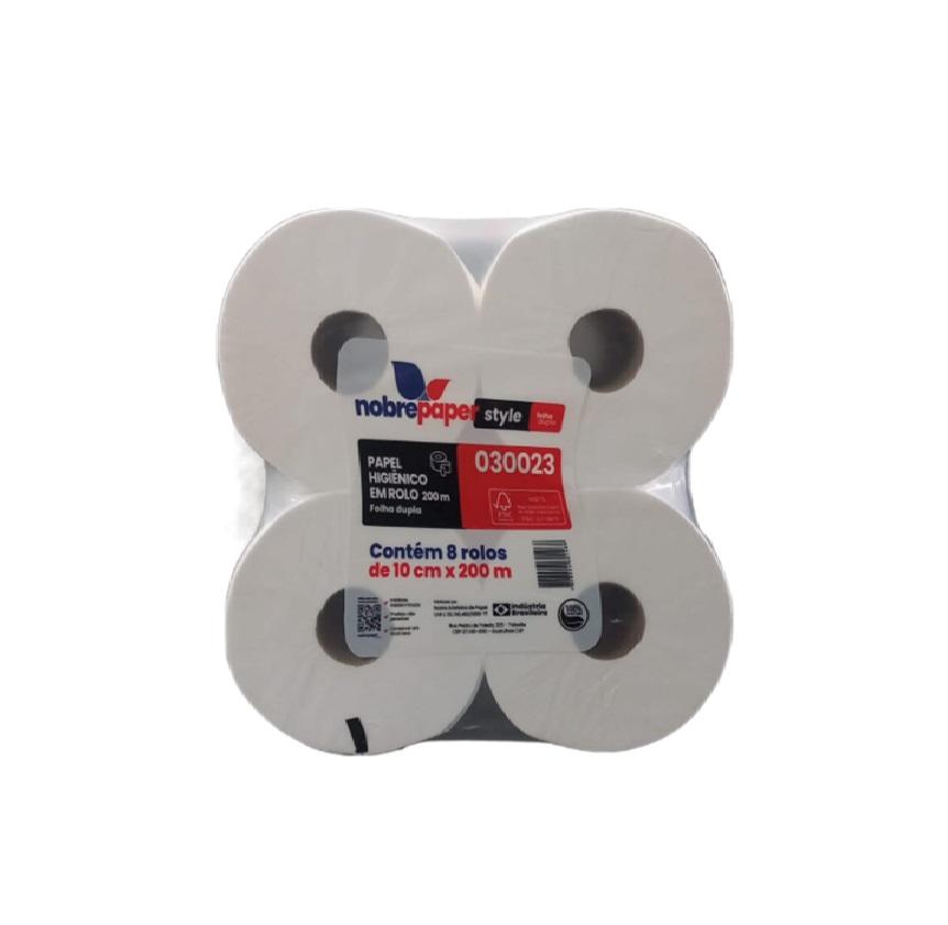 Detalhes do produto Papel Higiênico Rolão Folha Dupla Nobre Style 200m
