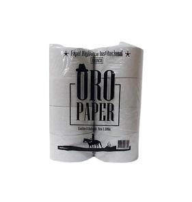 Detalhes do produto Papel Higiênico Rolão Folha Simples Branco Oropaper 200m