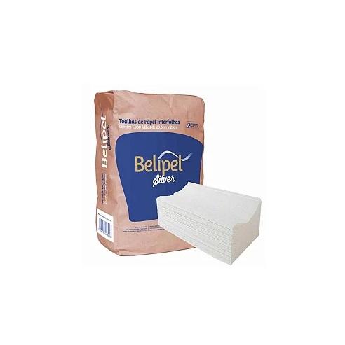 Detalhes do produto Papel Toalha Interfolhas Branco Belipel Silver c/ 850