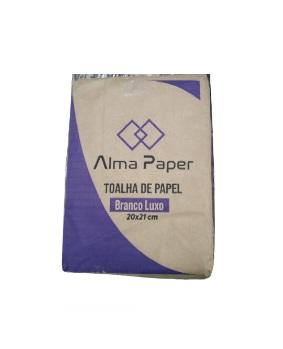 Detalhes do produto Papel Toalha Interfolhas Branco Luxo Alma Paper c/ 500