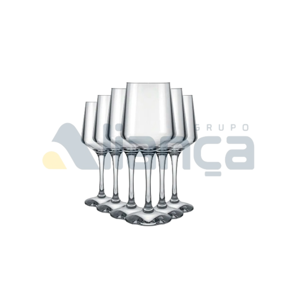 Detalhes do produto Taça de Vidro Brunello Vinho 390ml Nadir