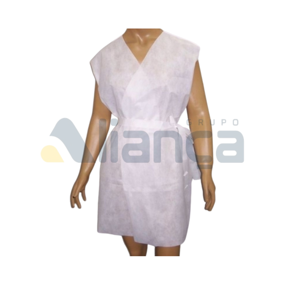 Detalhes do produto Avental TNT Descartável s/ Manga 